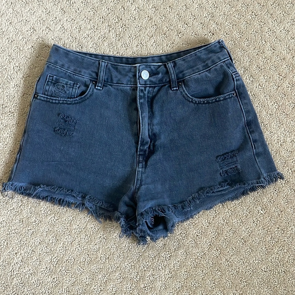 Pacsun black jean shorts